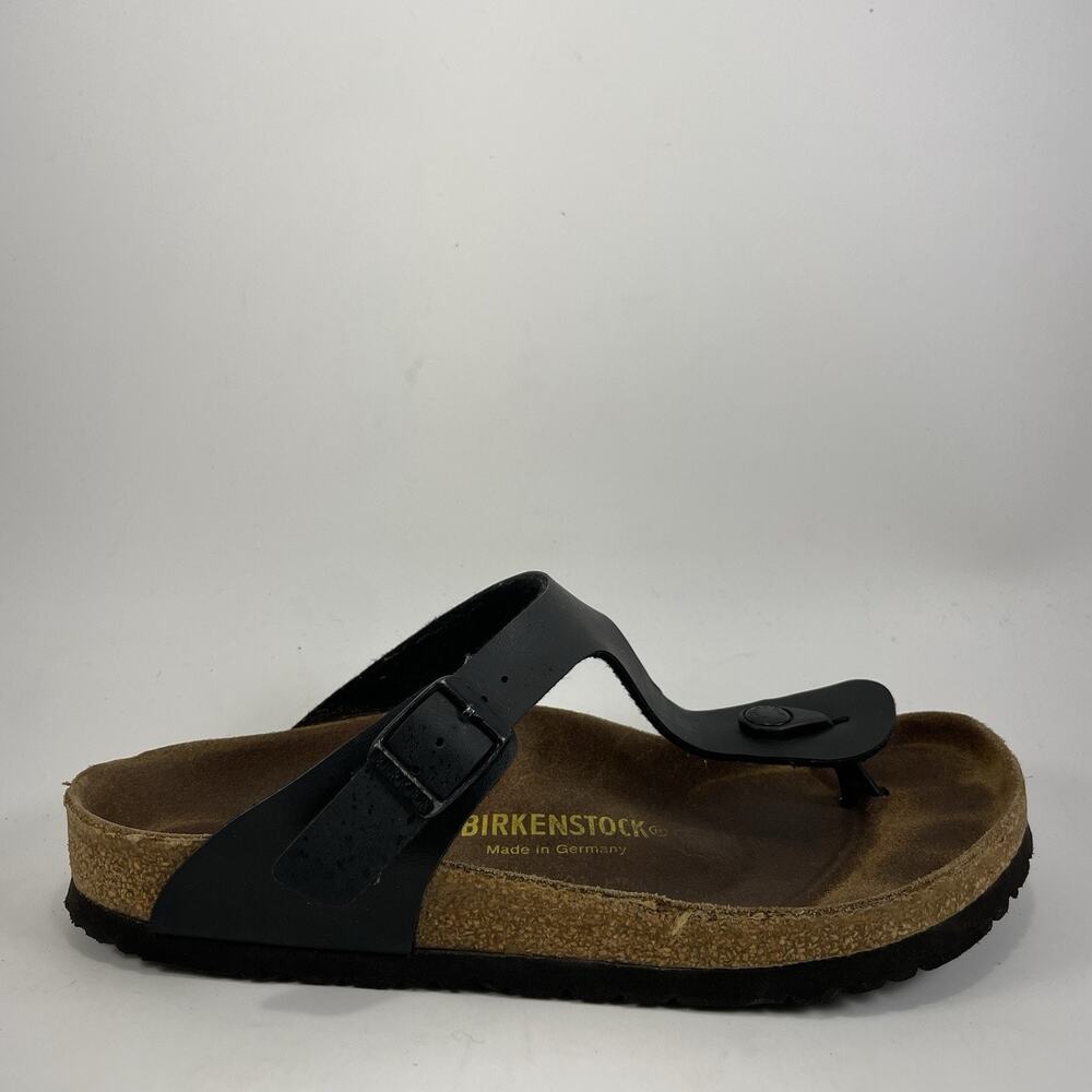 Birkenstock Gizeh Thong Sandals Womens Size 39 US Size 8-8.5 Black Flip Flops